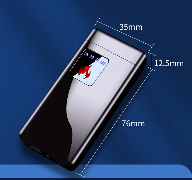 Bật lửa gas sạc điện WF19GL fullbox tặng kèm đầu bơm gas_thumbnail_2