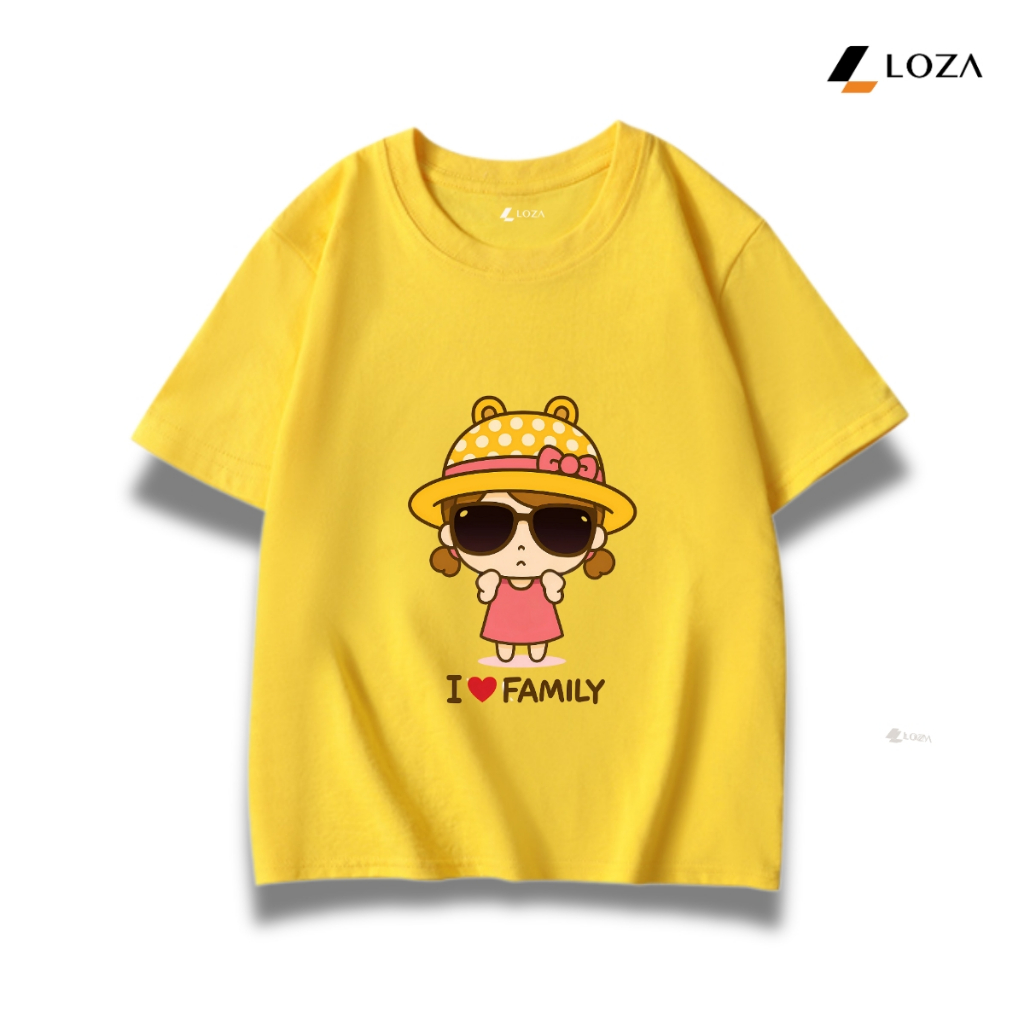 Áo phông gia đình 3-4-5 người in hình Chibi I love Family - LOZA GĐ500_thumbnail_8