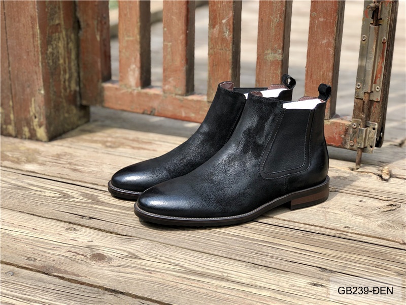 GB239 - Bốt Chelsea Nam Da Thật Phong Cách Thường Ngày Đế Cao Su Mềm_thumbnail_14