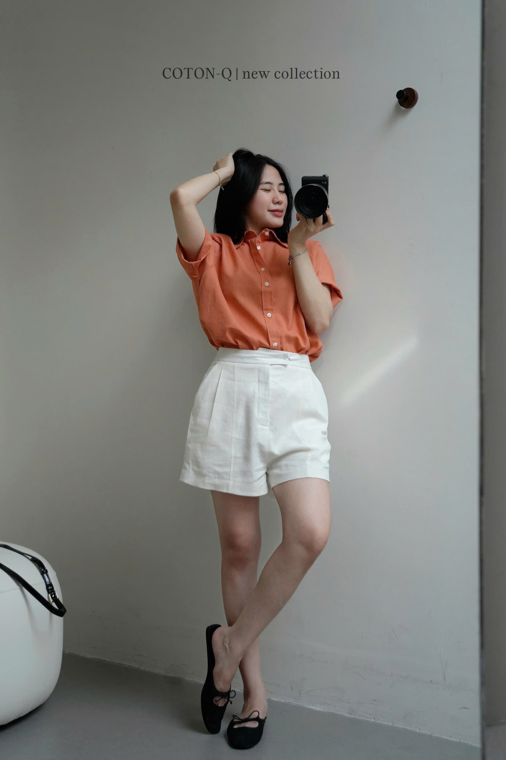 Set áo somi cam + quần short linen_thumbnail_9