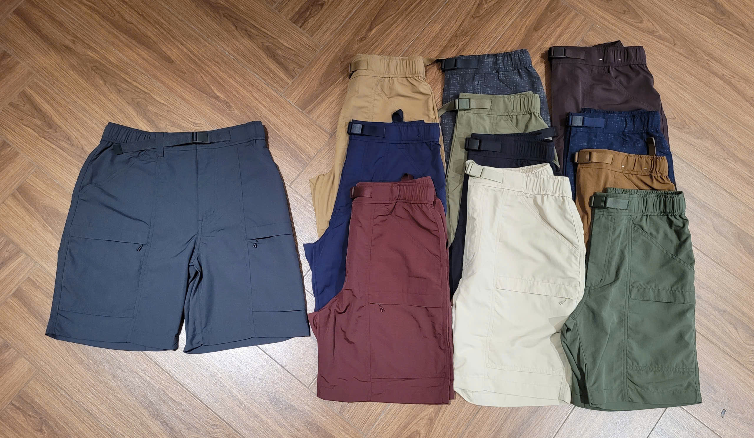 Quần short dù lưng thun xịn ( XÁM )_thumbnail_13