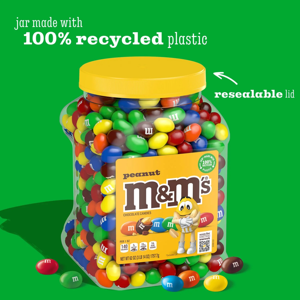 Kẹo Socola M&M'S Peanut Milk Chocolate Candy - Hộp 1757.7g_thumbnail_1