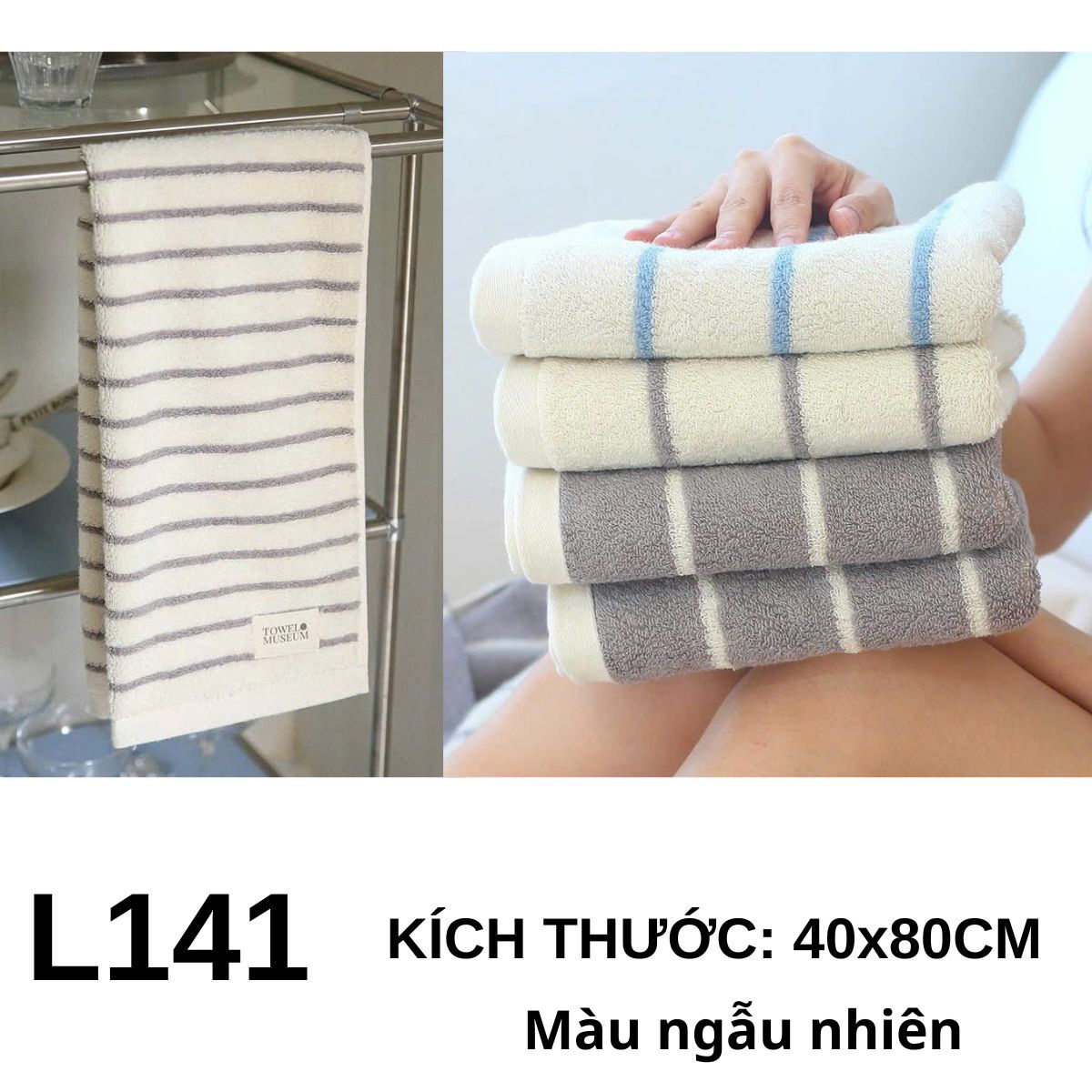 L141 Sét 4 khăn Nhật 40*80cm