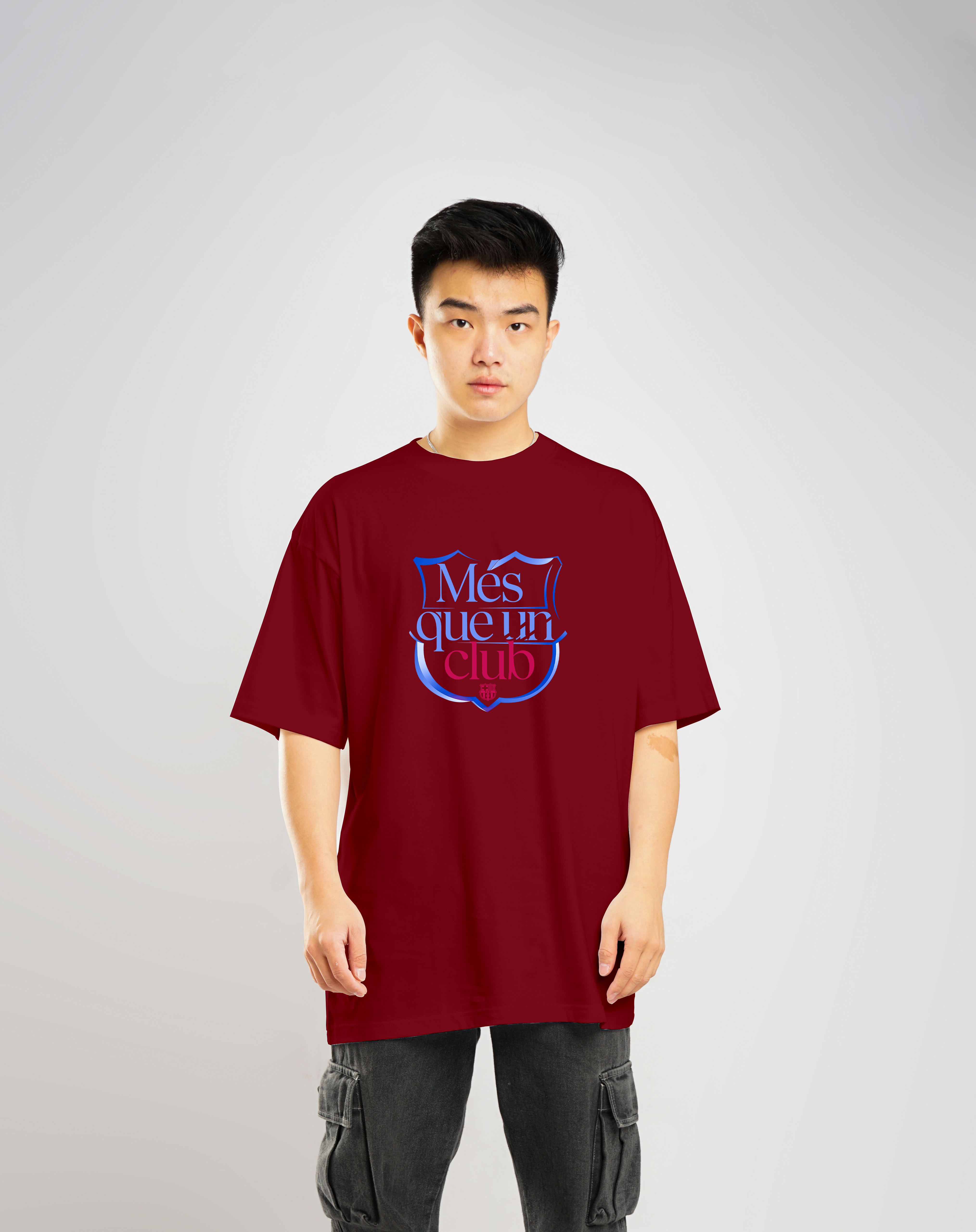 Áo thun nam nữ in "MES QUE UN CLUB" - 100% Cotton