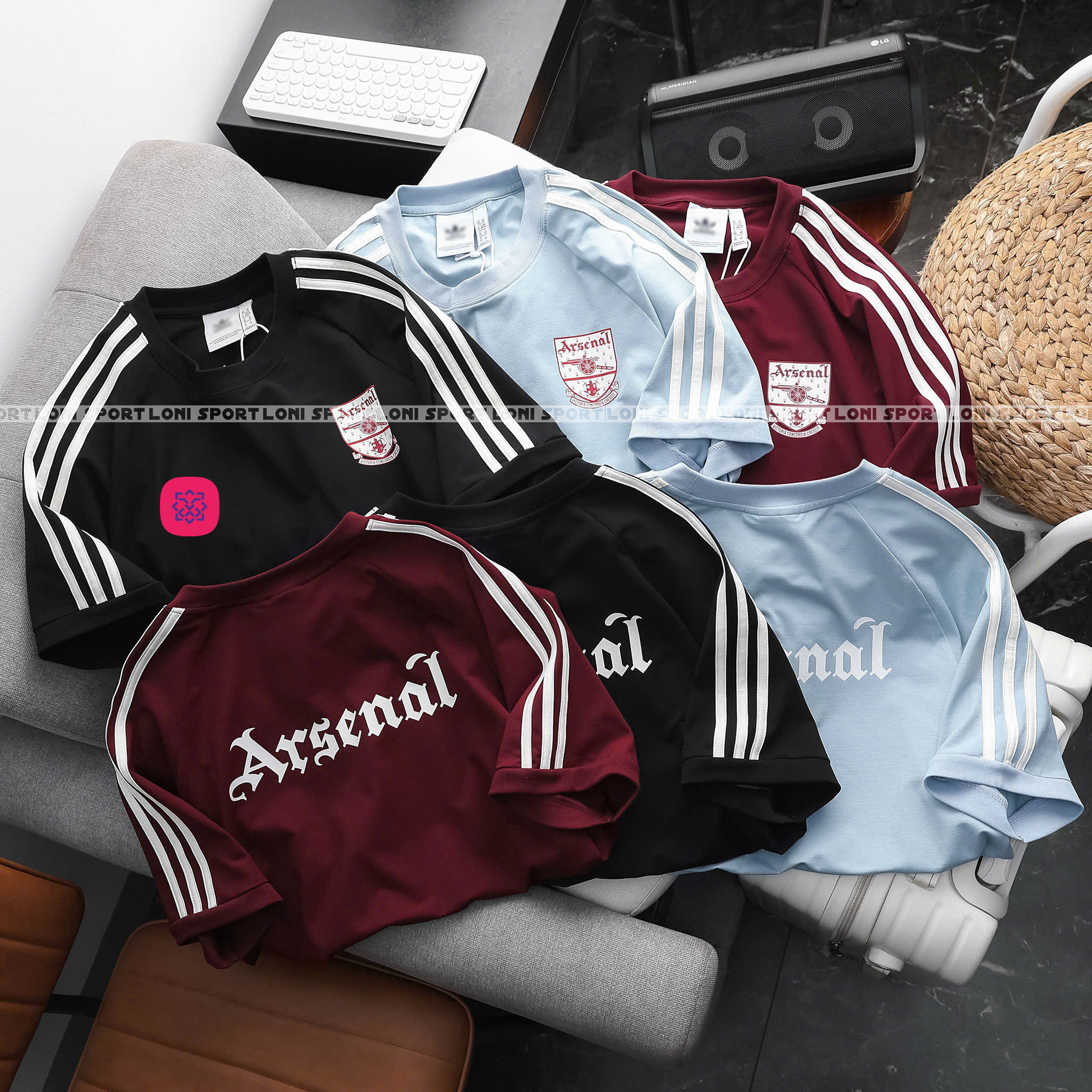 Áo thun thời trang nam nữ Arsenal 2025 - 100% Cotton_thumbnail_0