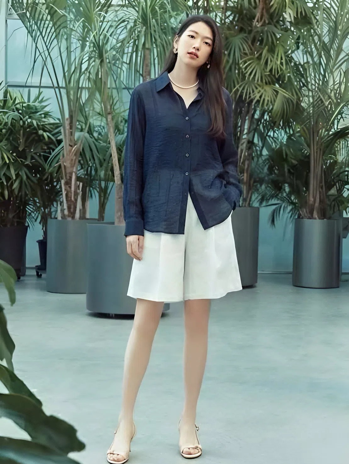 AM202- Áo sơ mi navy