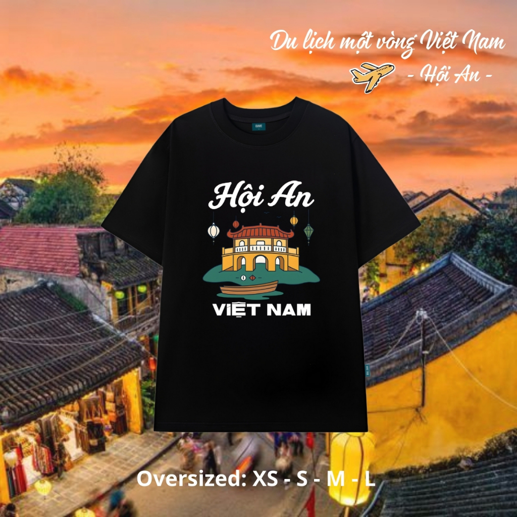 Áo Việt Nam du lịch Huế, Đà Nẵng... dáng oversize rộng cotton 250gsm - Local brand We Tee T027_thumbnail_9