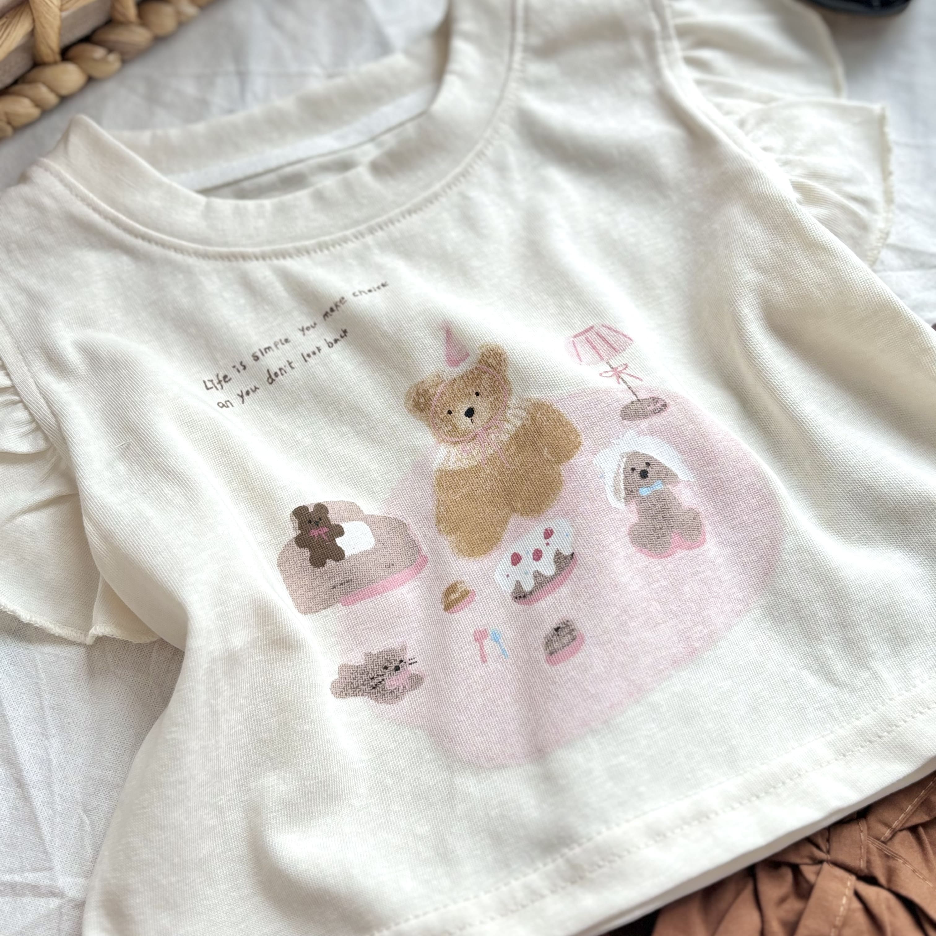 (A10) Áo thun hoạ tiết gấu baby  màu nâu mẫu hè 2025_thumbnail_4