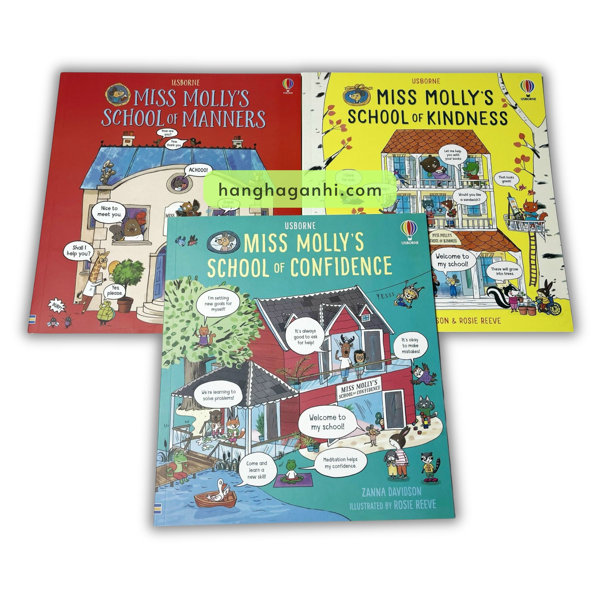 [Sách Nhập Khẩu] Usborne Miss Molly’s – Trọn Bộ 3 Cuốn