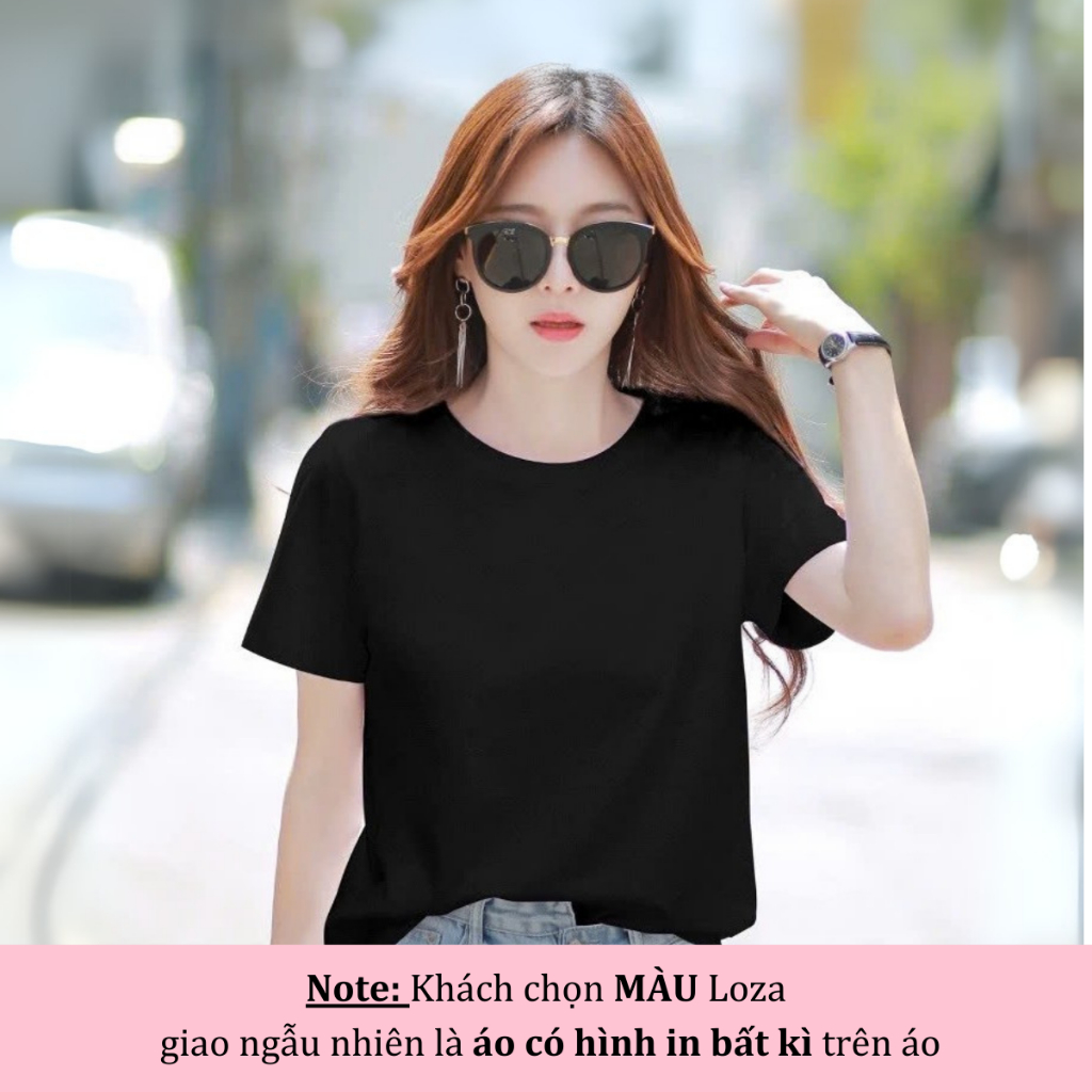 [Form Rộng] Áo phông nữ form rộng lẻ size mẫu lộn xộn - Giao hình ngẫu nhiên - Áo thun nữ Loza XA018_thumbnail_2