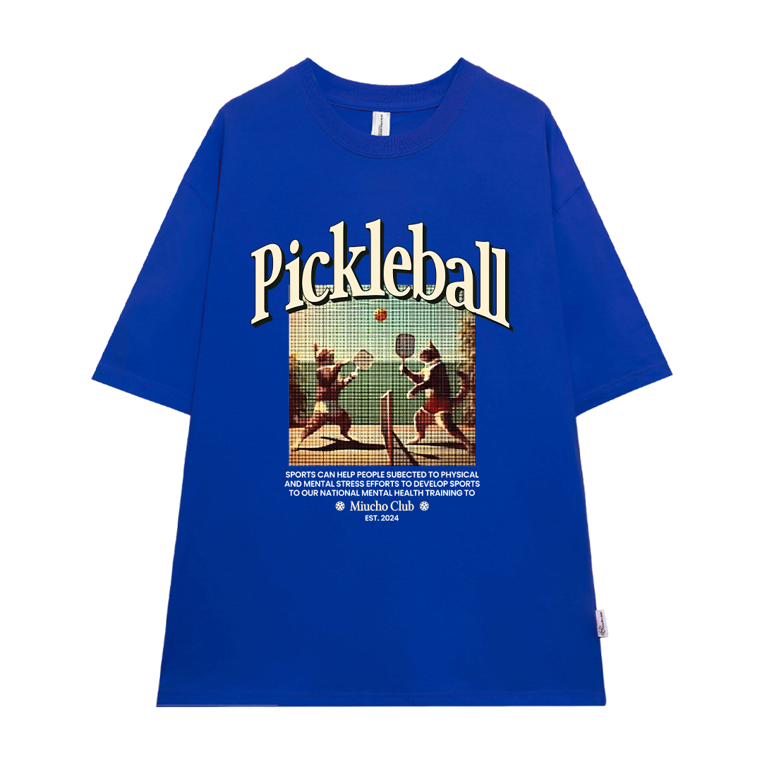 Áo thun nữ form rộng PICKLEBALL ATD1598 Miucho vải cotton 4 chiều thoáng mát cổ tròn in mix_thumbnail_11