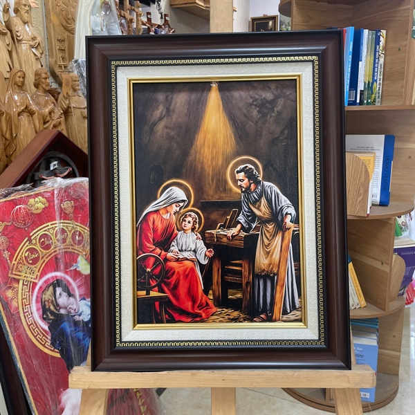 Tranh Gia Đình Thánh Gia 38x50cm