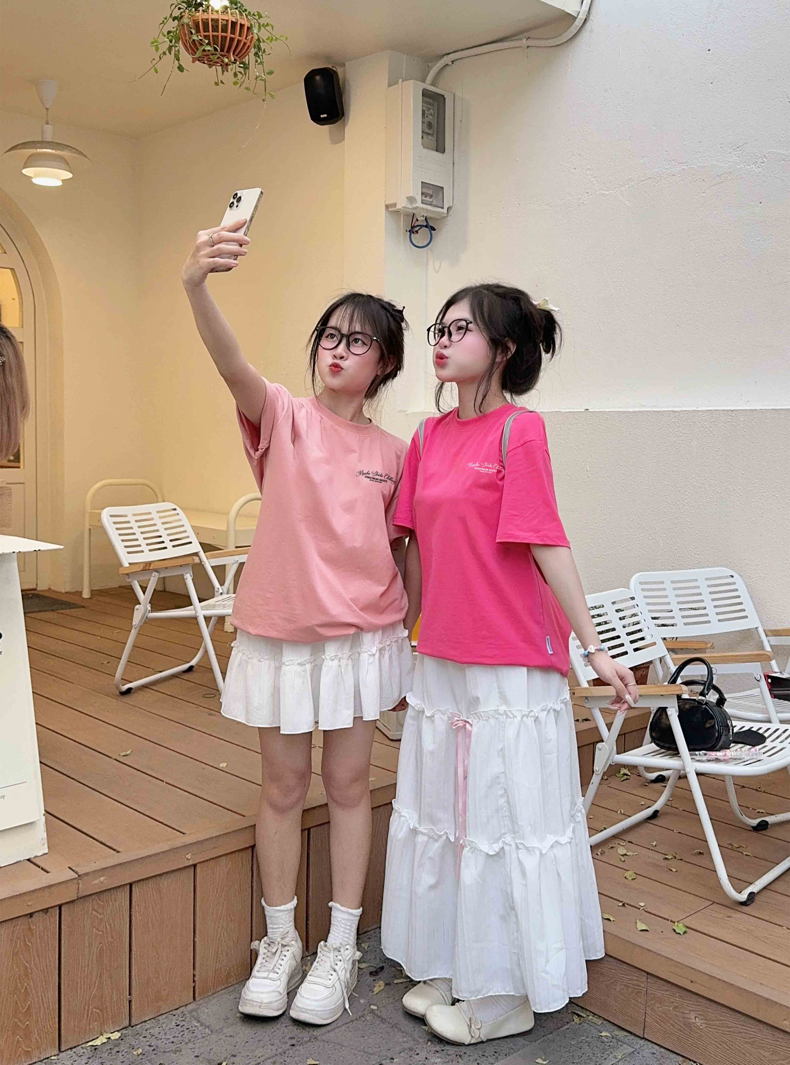 Áo thun nữ Local Brand form rộng chất vải cotton thoáng mát cổ tròn ATD1690 Miucho in mix_thumbnail_3