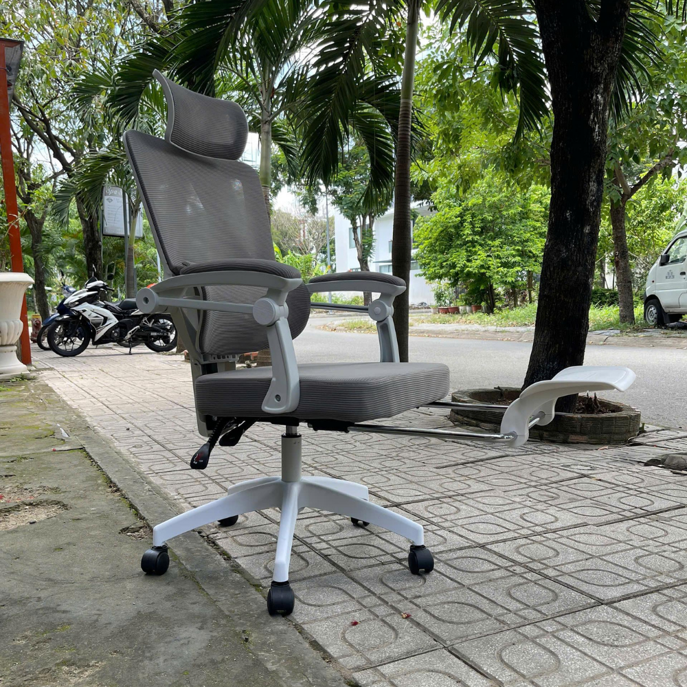 Ghế Công Thái Học LX18 – Ghế Xoay Văn Phòng, Làm Việc Học Tập Thư Giãn, Chống Đau Mỏi Cột Sống Hiệu Quả