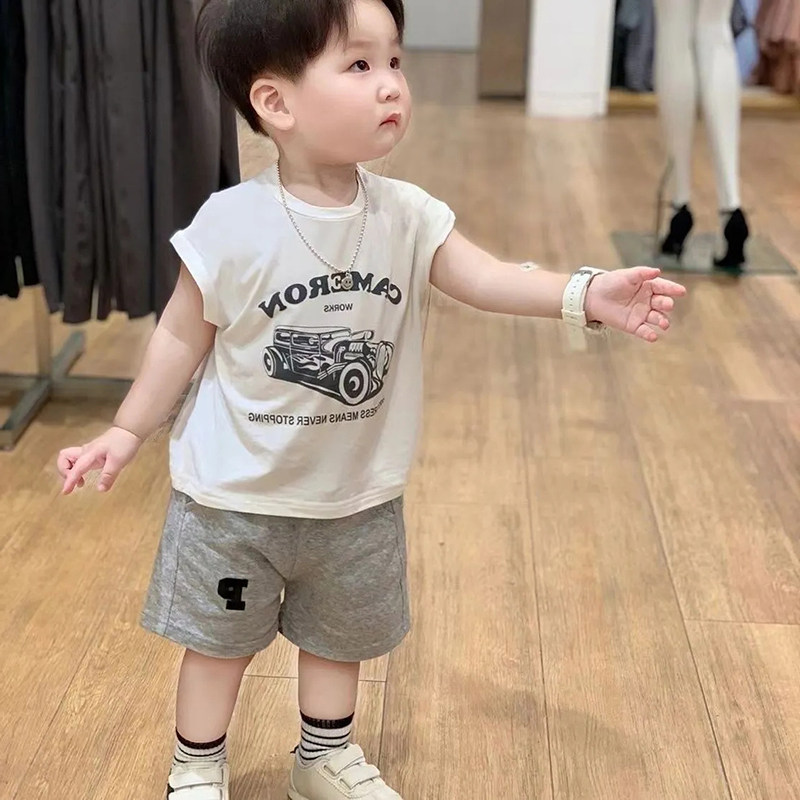 SET ÁO SÁT NÁCH IN XE & QUẦN SHORT CHO BÉ – NĂNG ĐỘNG, MÁT MẺ MÙA HÈ_thumbnail_1