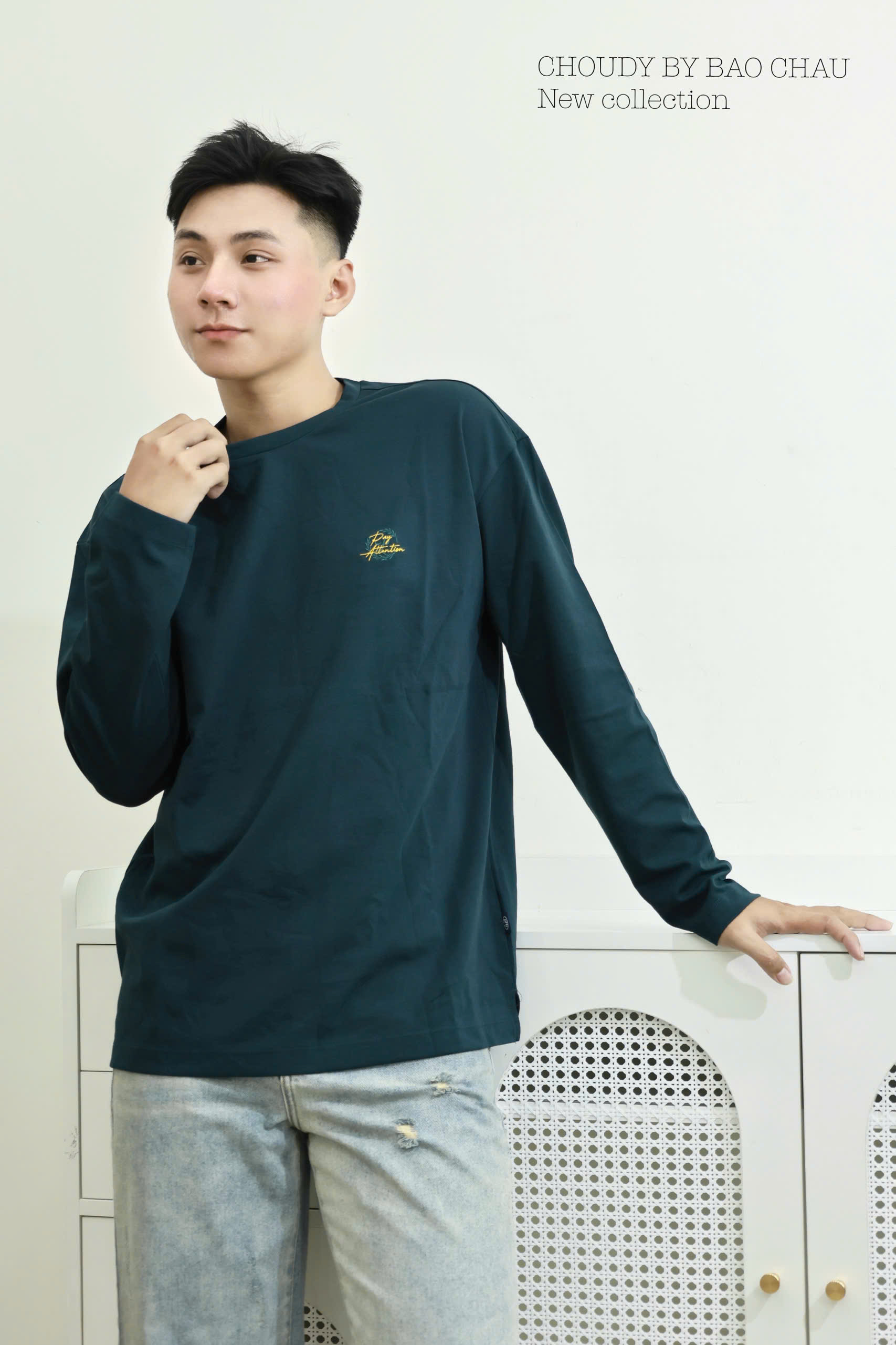 A663 ÁO THUN NAM TAY DÀI 5 MÀU