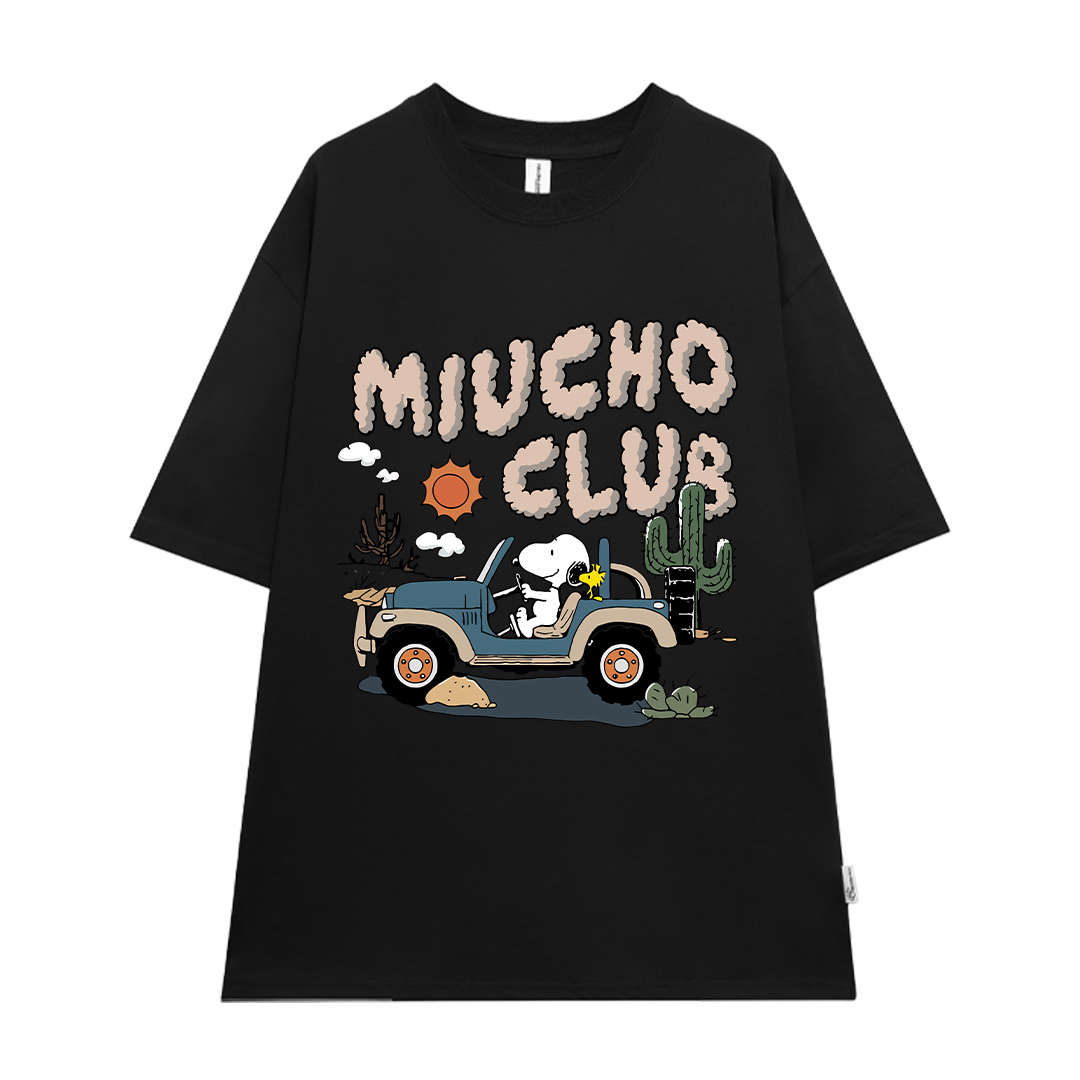 Áo thun nữ form rộng nhiều màu sắc ATD1491 Miucho vải cotton thoáng mát cổ tròn in mix_thumbnail_11