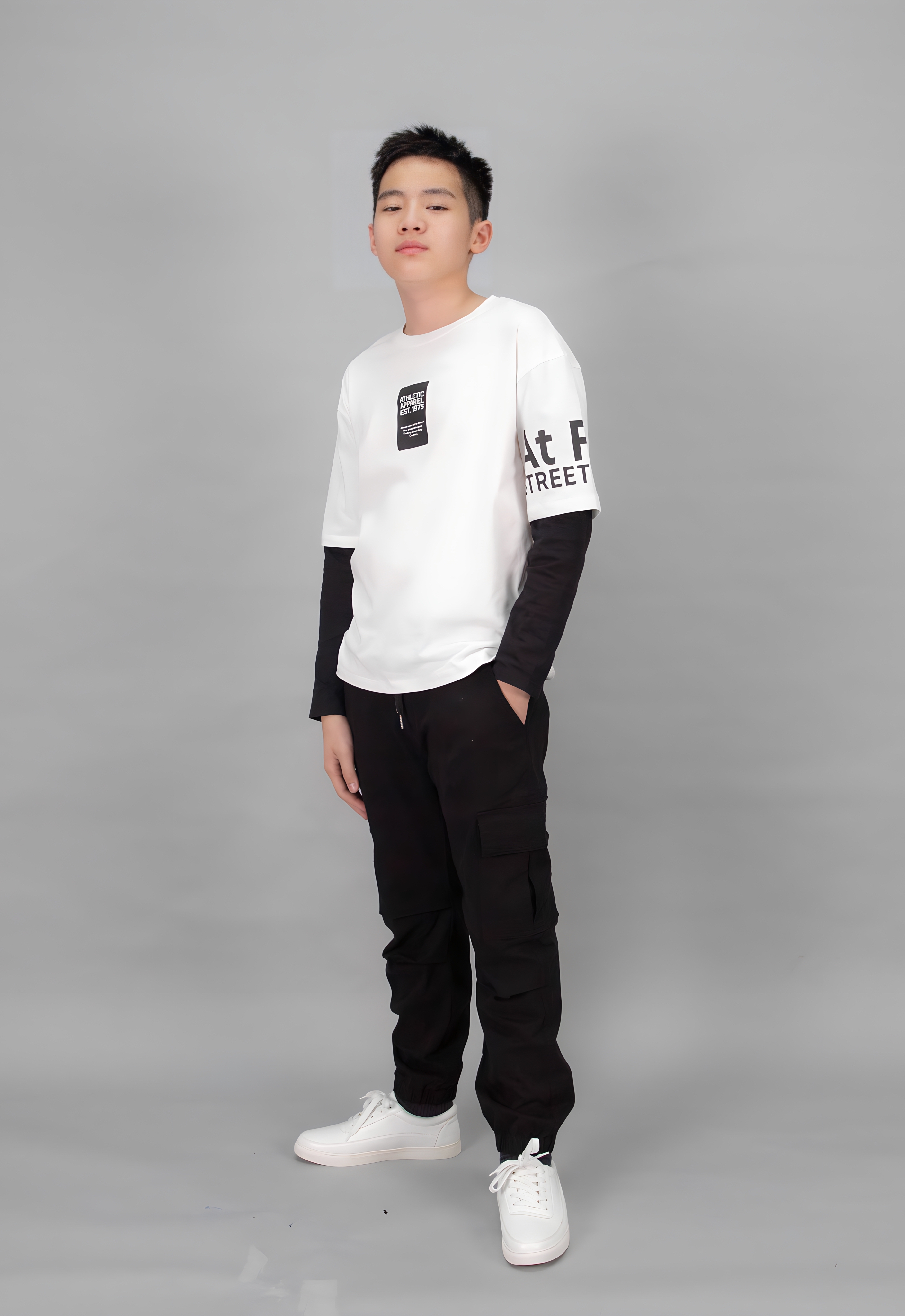 Quần kaki túi hộp màu đen_thumbnail_4