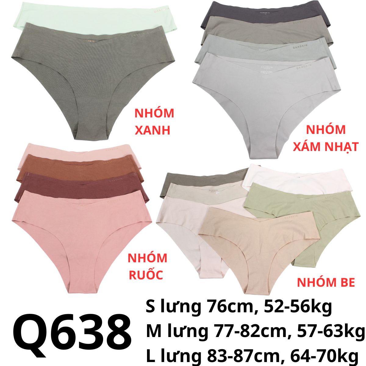 Q638 - Quần chip DSK