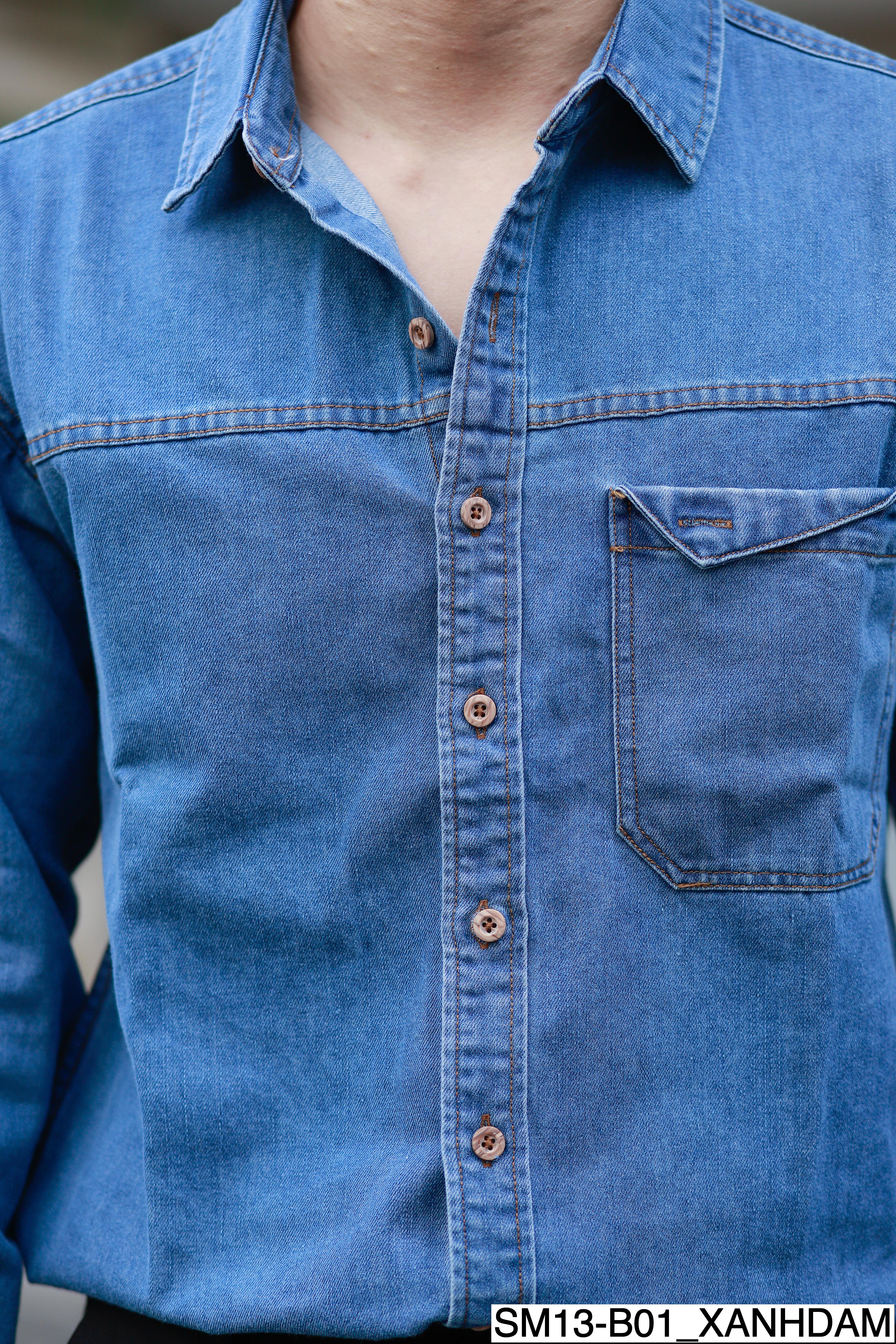 B01 SM13 - Áo sơ mi nam jeans cao cấp_thumbnail_14