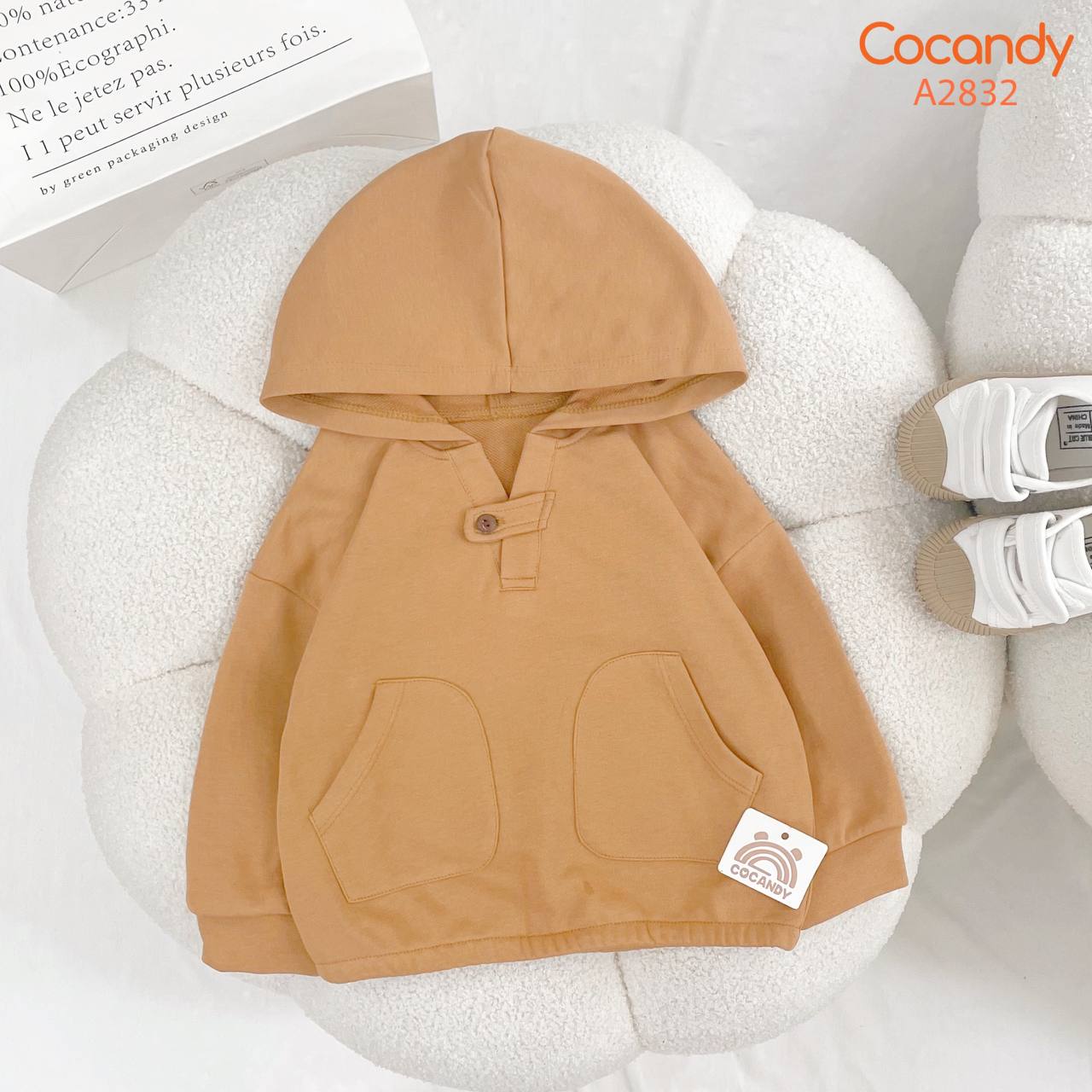 Áo dài hoodie NÂU 2 túi_thumbnail_0