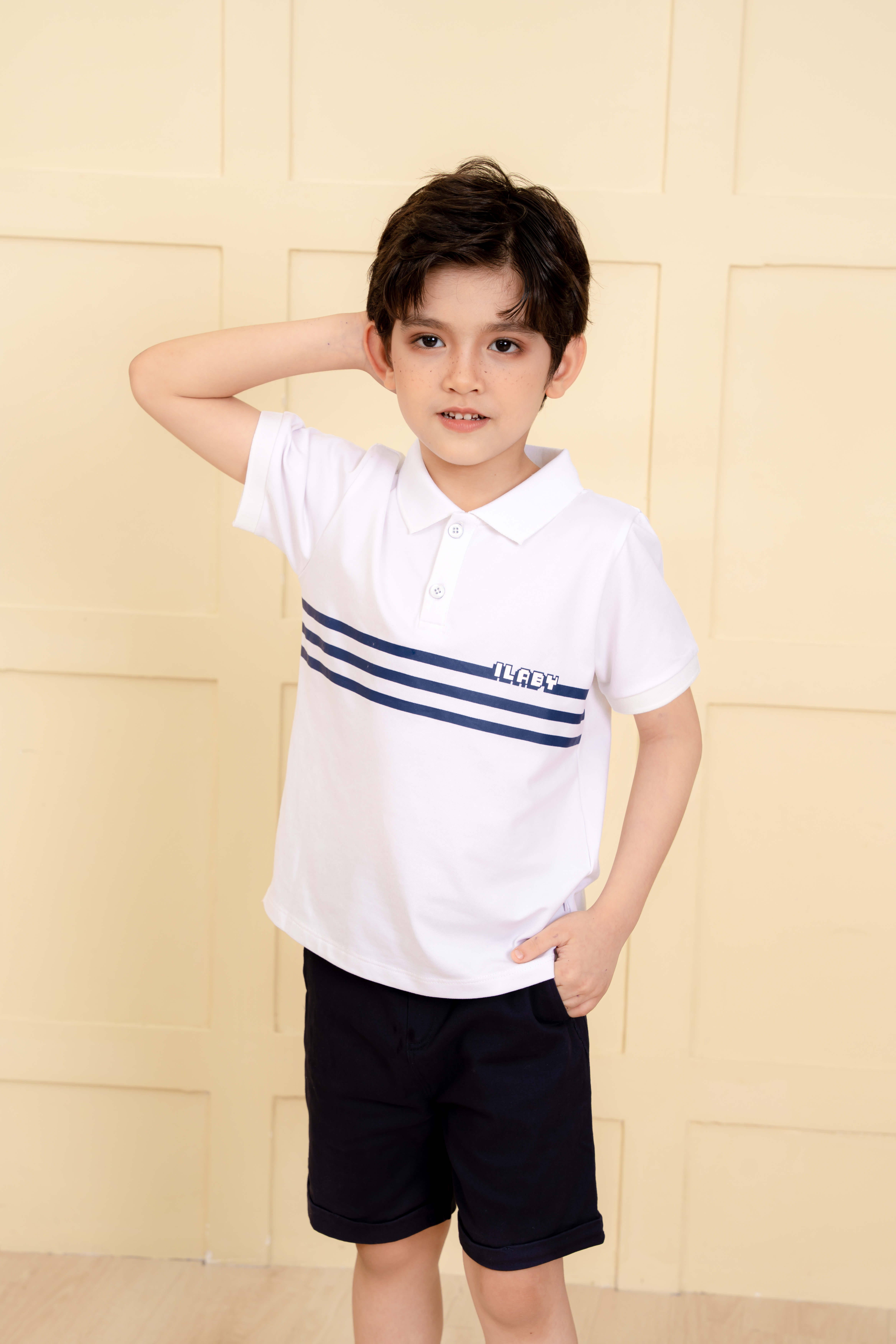 Áo Polo in sọc ngang Ilaby_thumbnail_0