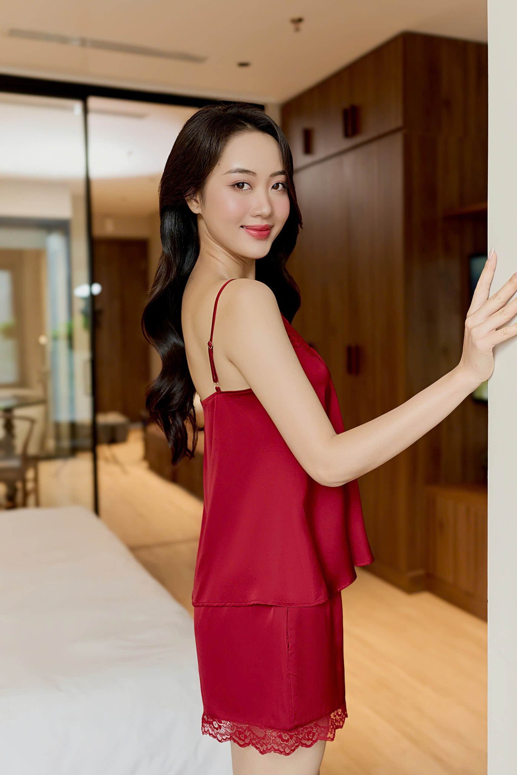 Bộ ngủ áo 2 dây, quần cộc BN543_thumbnail_2