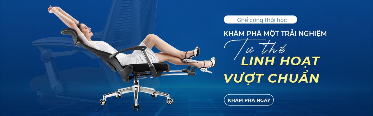 Ghế Công Thái Học Chuẩn - LEEXO   (1200 x 375 px)