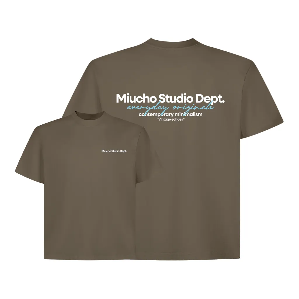 Áo thun boxy nam nữ Miucho Studio Dept 2568 vải cotton 2c thoáng mát basic nhiều màu in typography_thumbnail_14