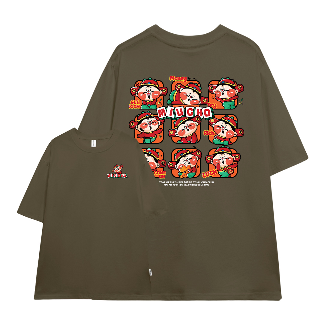 Áo thun tết form rộng cổ tròn chất vải cotton 4c co giãn thoáng mát ATD1743 Miucho in mix_thumbnail_7