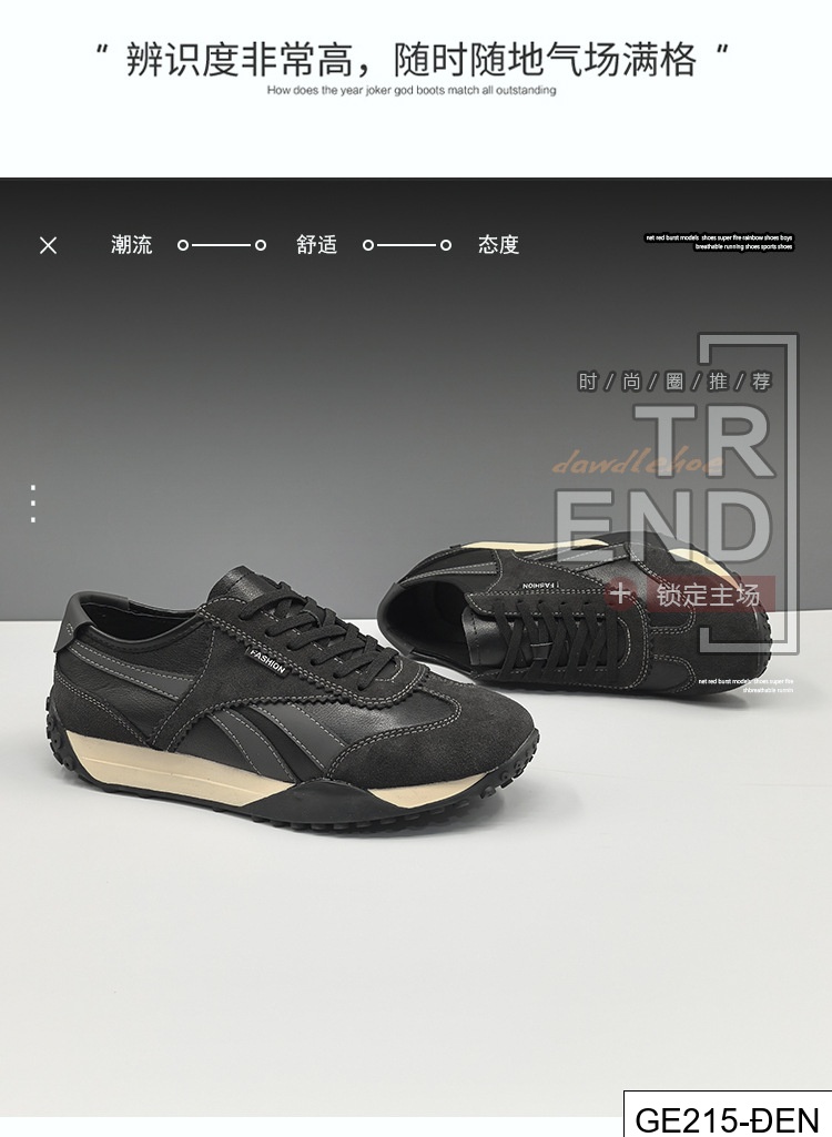 GE215 - Giày thường dành cho nam giới, giày thể thao da thật, giày nam hợp thời trang, giày nam phong cách Hàn Quốc da bò lớp đầu tiên, giày nam châu Âu_thumbnail_20