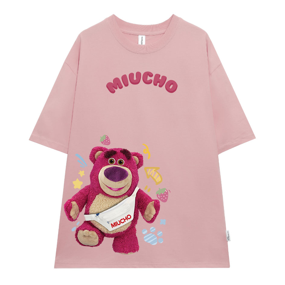 Áo thun nữ form rộng AT399 Miucho chất vải cotton in brand name_thumbnail_10