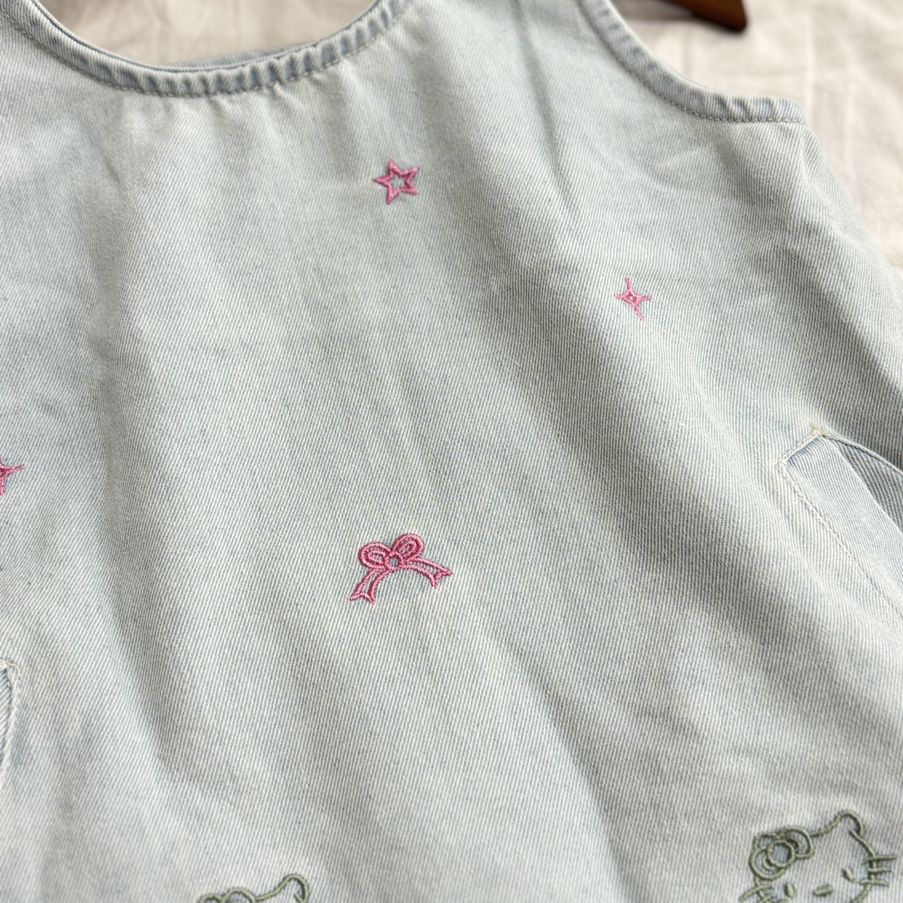 (V20) Váy ba lỗ bò dáng xòe có bèo tầng siêu xinh thời trang bé gái 2025 QCCC_thumbnail_2