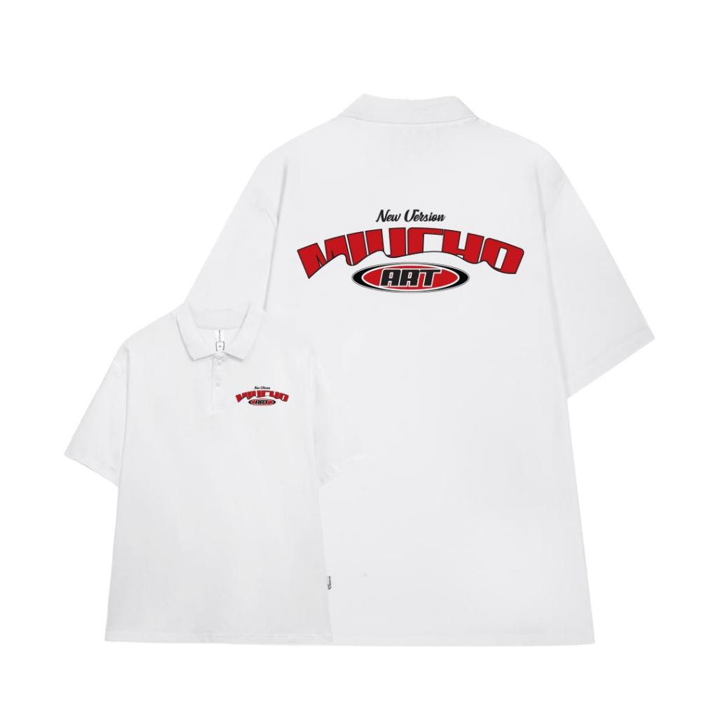 Áo polo nam form rộng PLD600 Miucho Man cotton thoáng mát in graphic_thumbnail_7