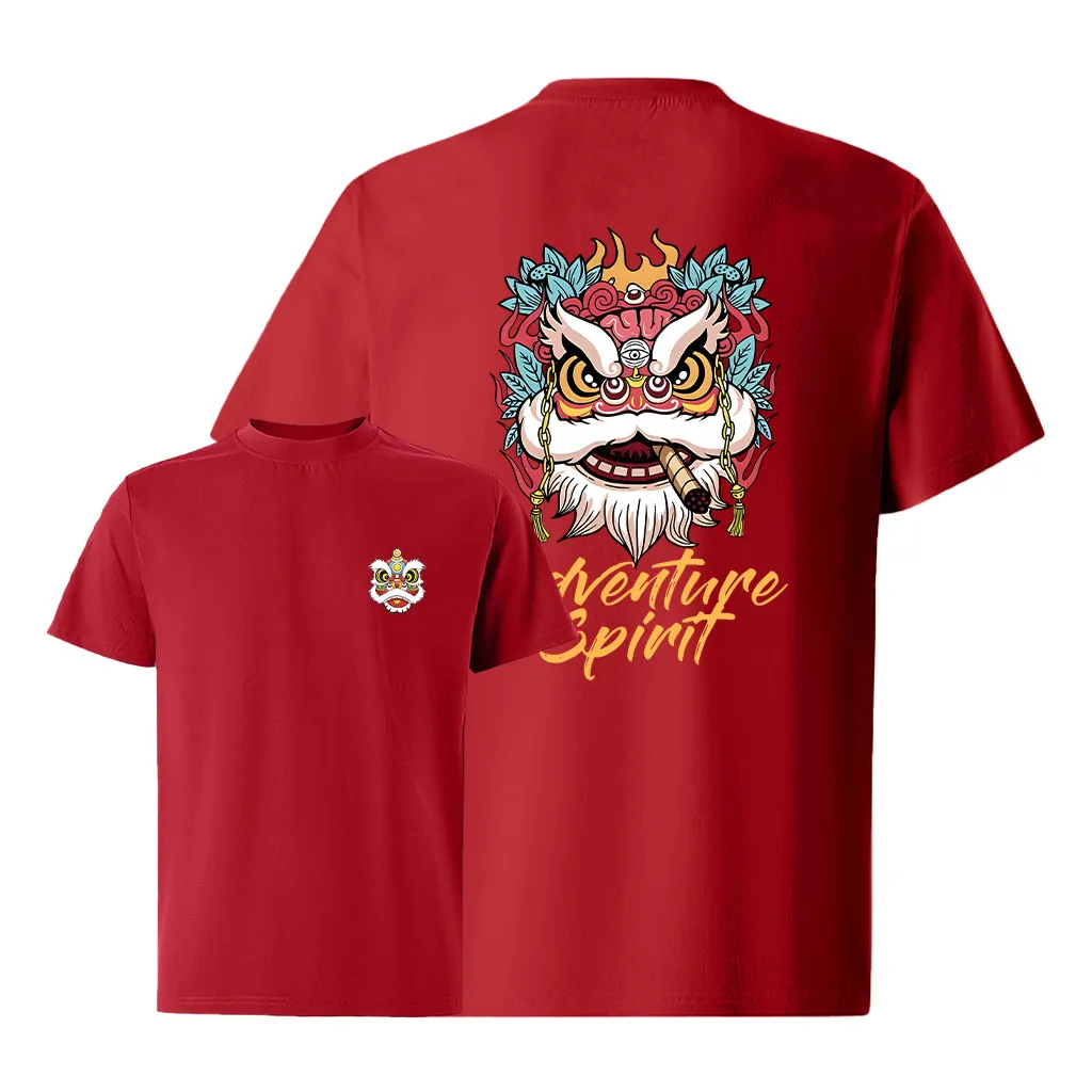 Áo thun nam form rộng Miucho Iconic thoáng mát trẻ trung Kỳ Lân in mix 2962_thumbnail_14