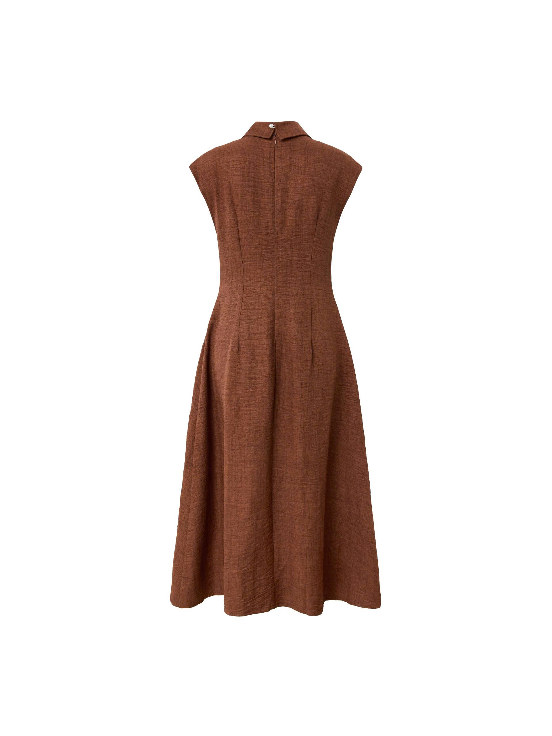 Đầm dáng dài phối nơ cùng xếp ly ngực bigsize DA177_thumbnail_2