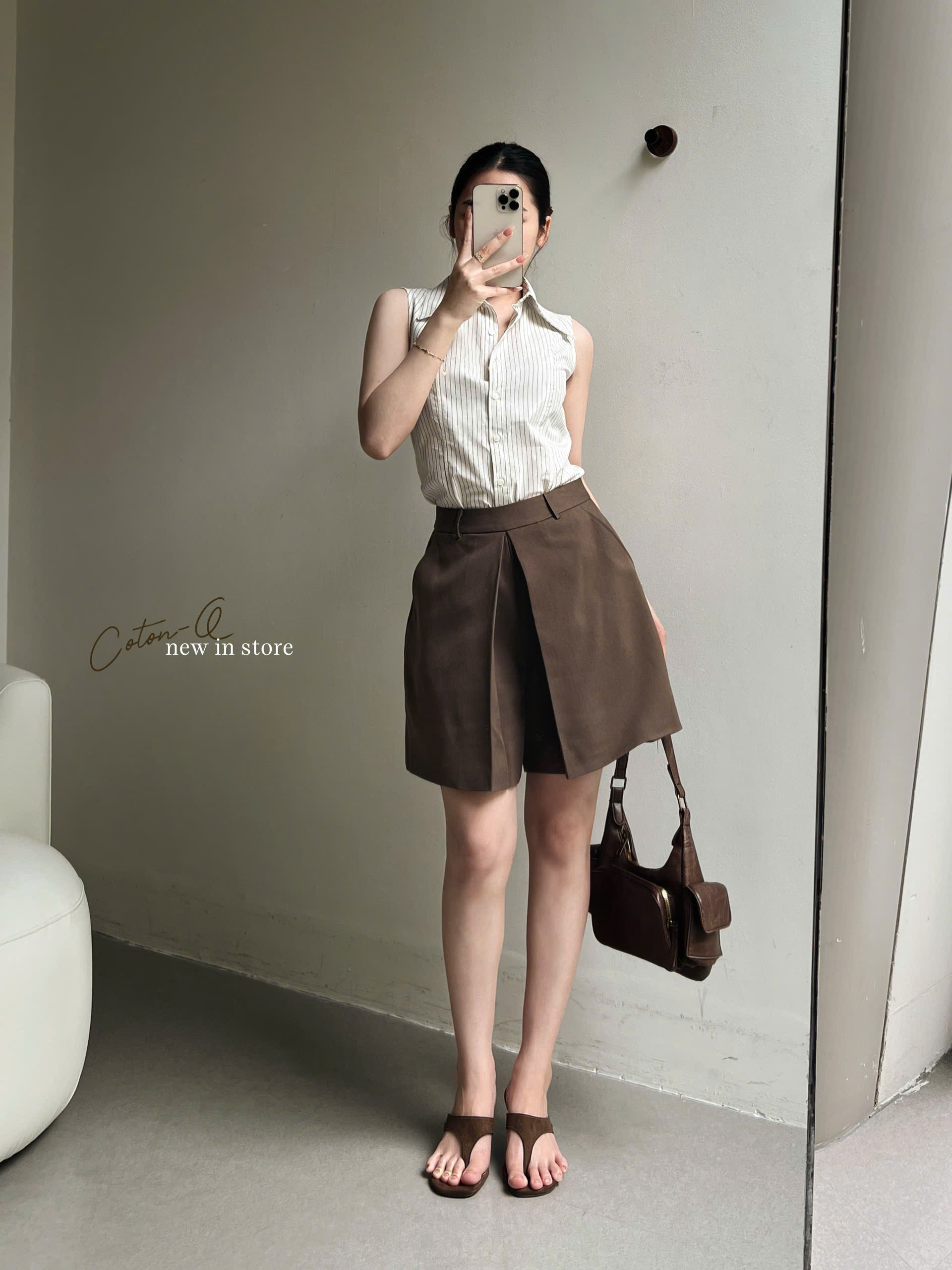 Set áo somi sát nách + quần short_thumbnail_13