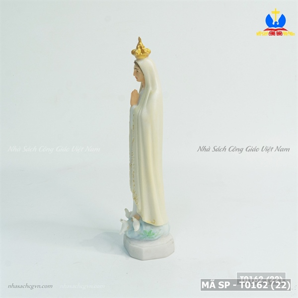 Tượng sứ Đức Mẹ Fatima vương miện 15cm ✔_thumbnail_2