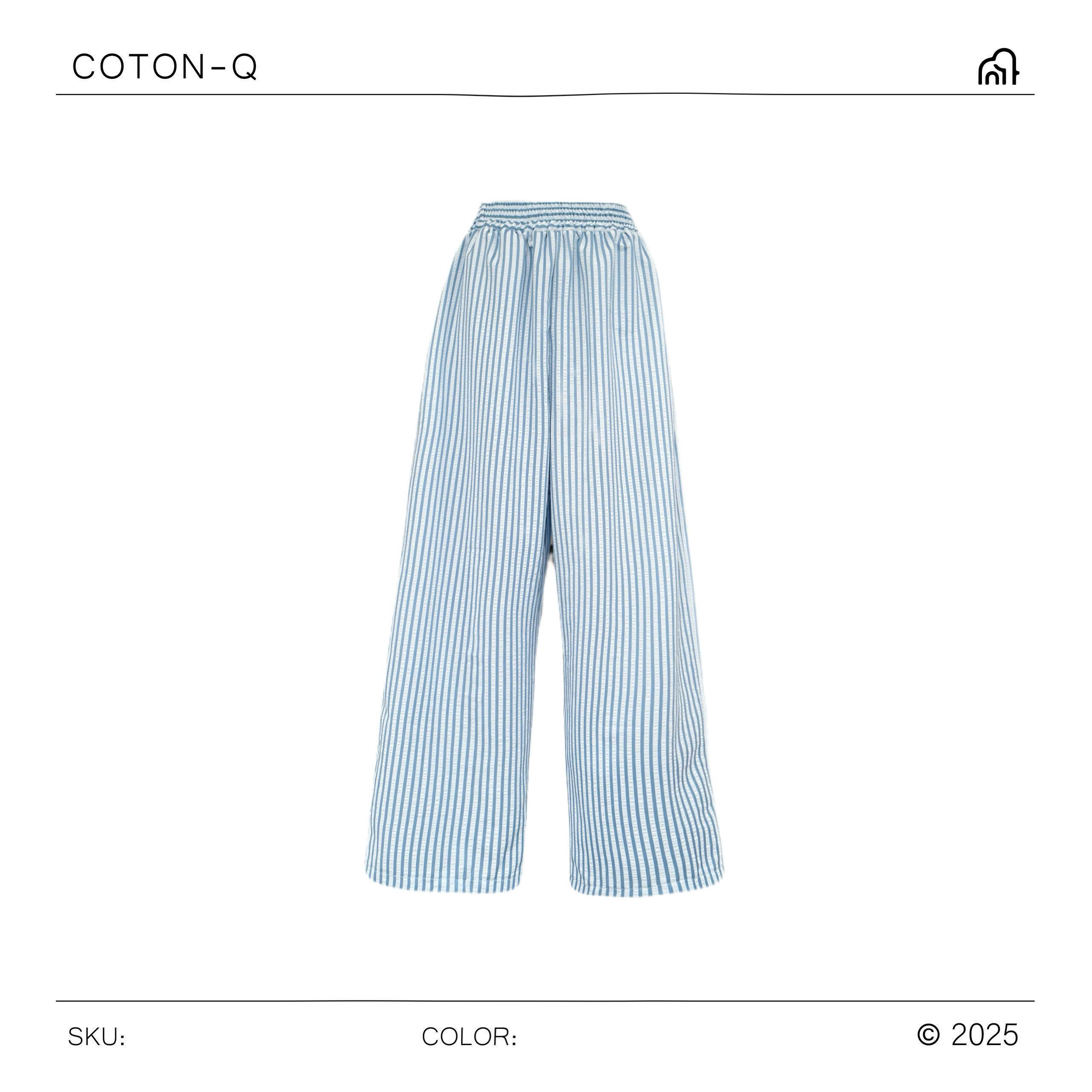 HQ300 Quần dài phối sọc lưng thun ( XANH )