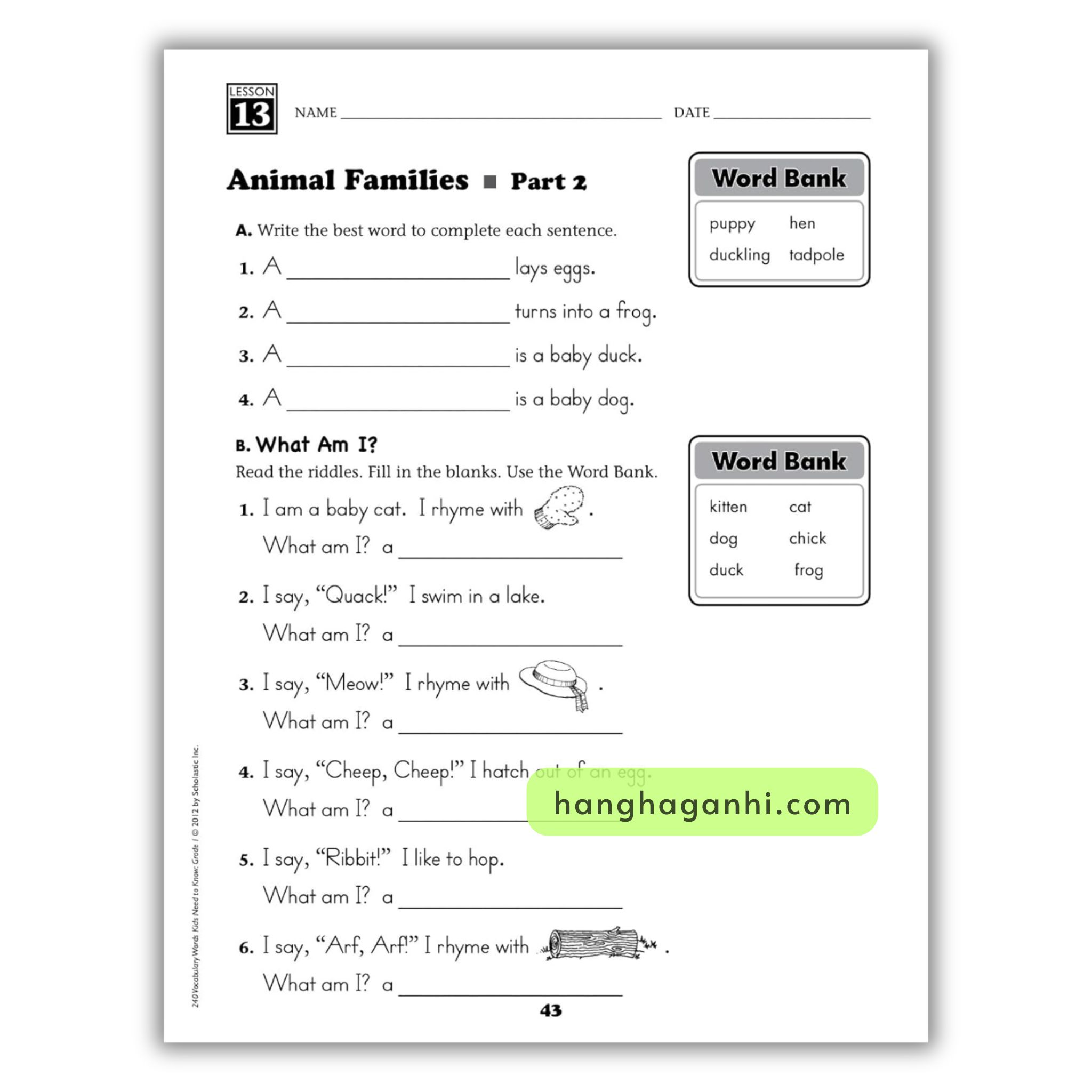 Sách 240 Vocabulary Words Kids Need To Know – Trọn bộ 6 cuốn_thumbnail_43