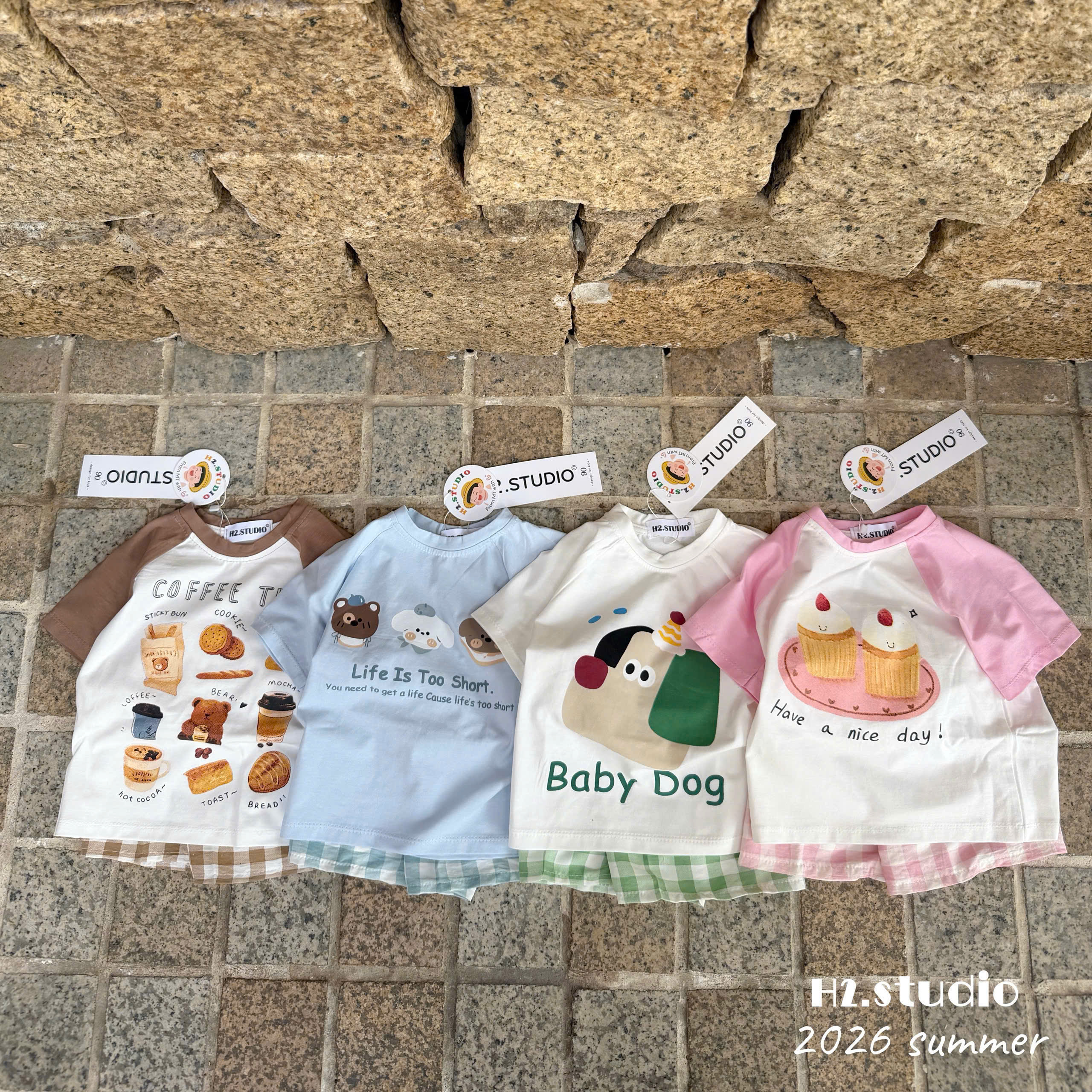 Set áo bé in hình + quần ( NÂU )_thumbnail_12