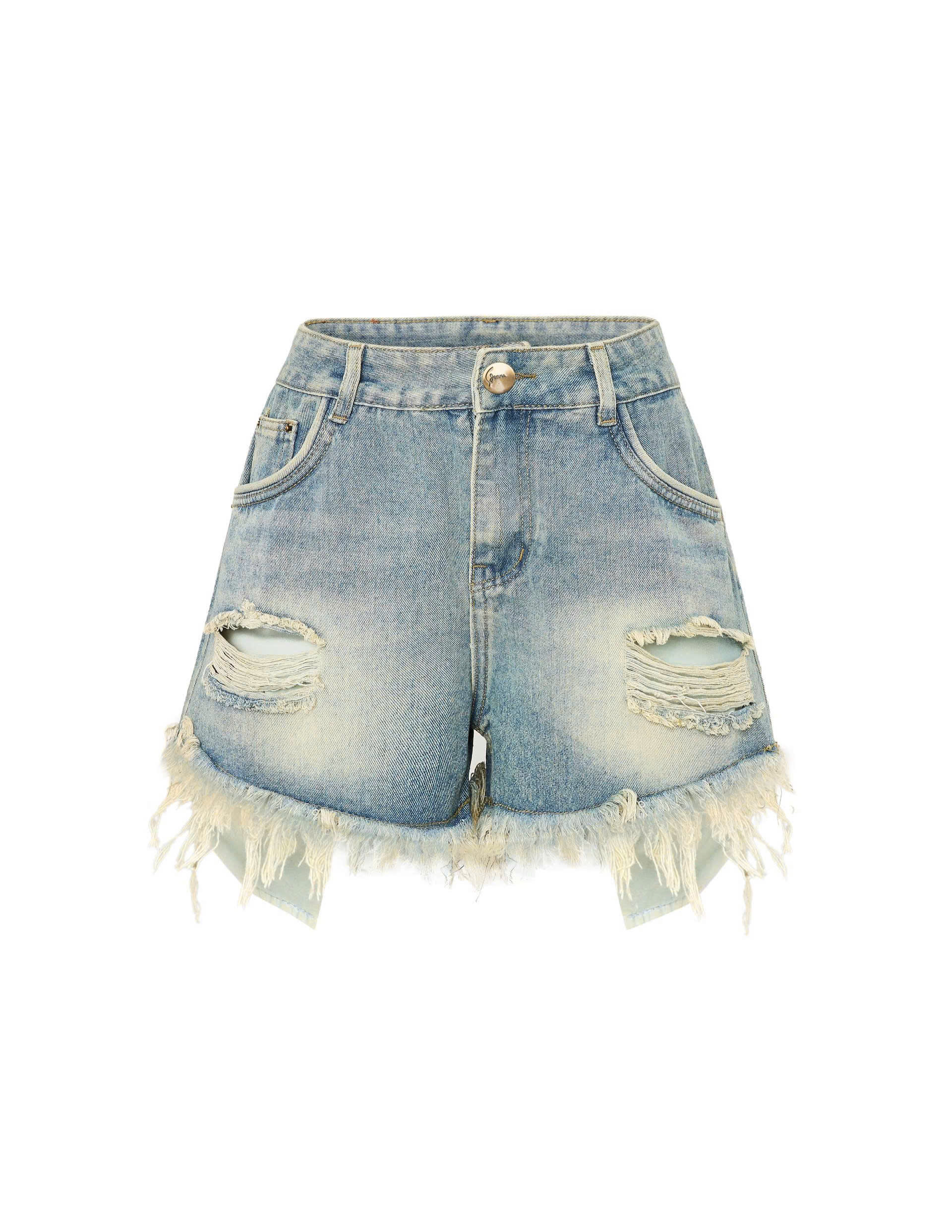 Quần short jean túi lòi rách bigsize QSJ10030
