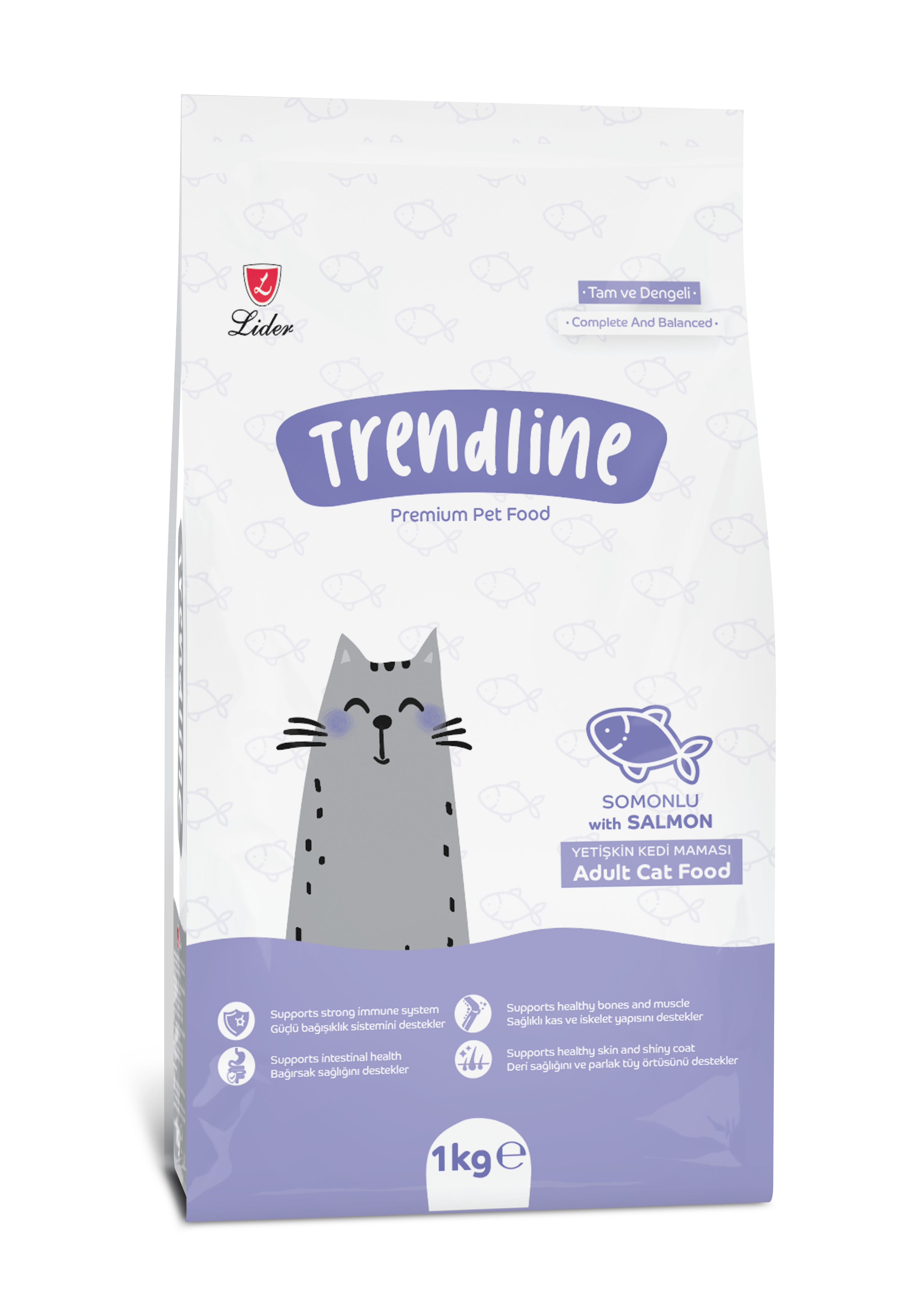 Thức ăn cho mèo TRENDLINE ADULT CAT FOOD SALMON (Cá hồi) 1KG_thumbnail_0