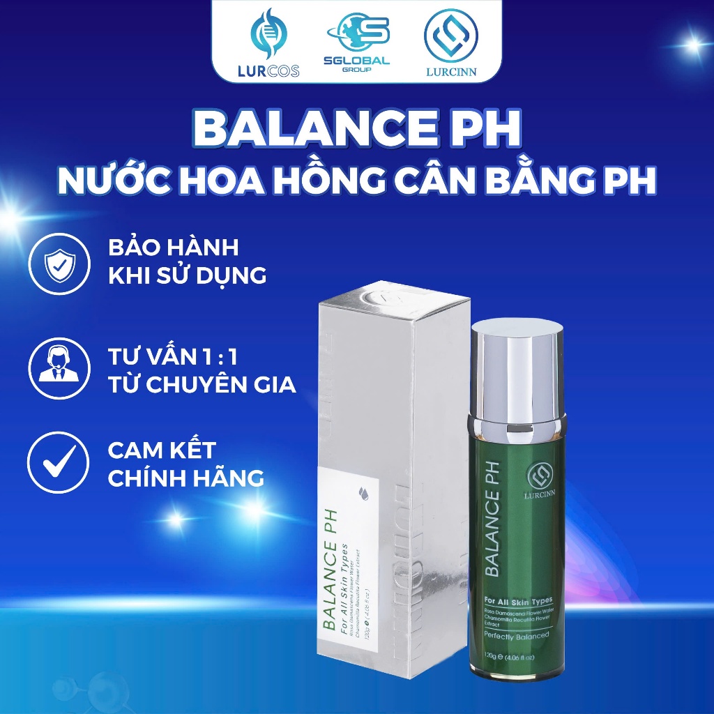 Nước Hoa Hồng Lurcinn Balance pH Toner 120ml