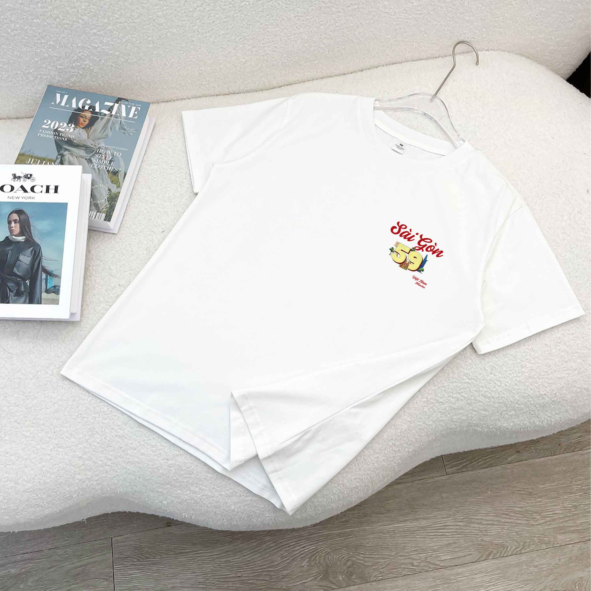 Áo thun nữ du lịch Sài Gòn form vừa regular thoáng mát ARD1282 Miucho Chic in mix_thumbnail_12