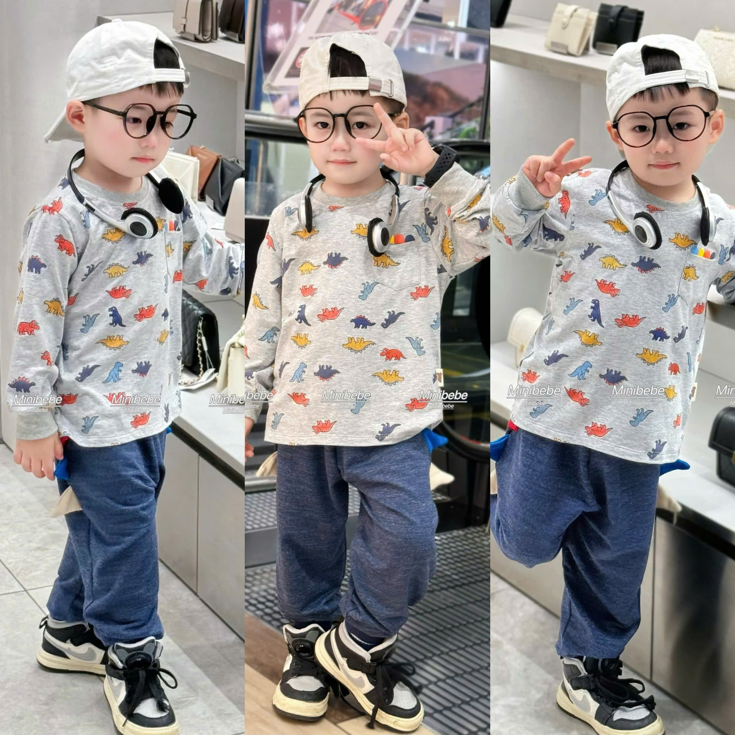 Q16 BỘ DÀI NHIỀU KHỦNG LONG TÍ HON- A210.363