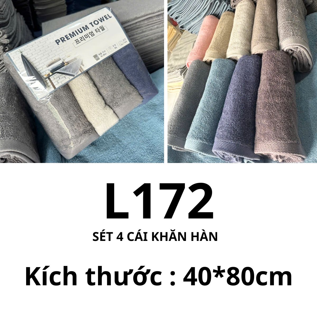 L172 SÉT KHĂN HÀN (sét 4 cái)