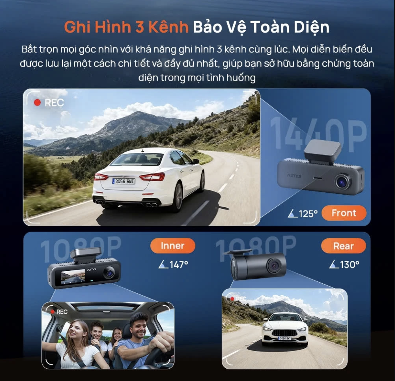 Camera Hành Trình 70mai T400 Ghi Hình3 Kênh Trước Sau Và Trong Xe_thumbnail_3