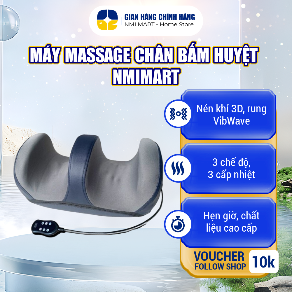 Máy Massage Chân Đa Năng NMI Mart Thư Giãn Toàn Diện, Tiện Lợi - MSC02