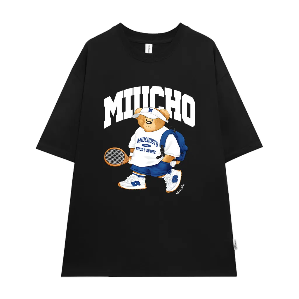 Áo thun form rộng Miucho Gấu Teddy 3112_thumbnail_8